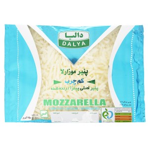 پنیر پیتزا موزارلا دالیا کم چرب 250گرم (رنده شده)