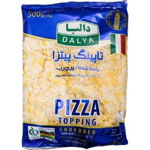 پنیر پیتزا تاپینگ پرچرب رنده شده دالیا 500 گرم