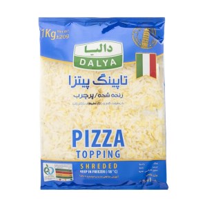پنیر تاپینگ پیتزا پرچرب رنده شده دالیا 1 کیلو