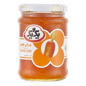 مربا هویج یک و یک شیشه 350 گرم