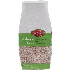 لوبیا چیتی گلستان 900 گرم استند اپ بسته ای