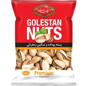 پسته شور زعفرانی گلستان 45 گرم