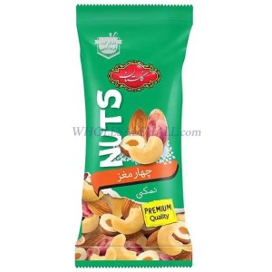 اجیل مخلوط چهار مغز گلستان 30 گرم