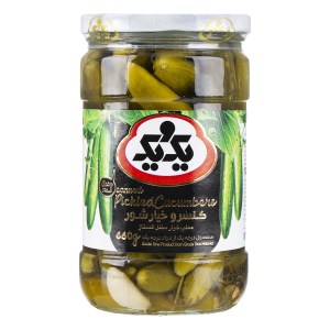 خیارشور ممتازیک و یک شیشه 660 گرم