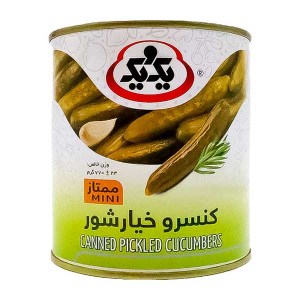 خیارشور ممتاز قوطی یک و یک 770 گرم
