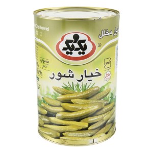 خیارشور معمولی یک یک قوطی 4 کیلو