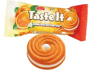 بیسکویت کرمدار پرتقالی تیست ایت شیرین عسل 120 گرم