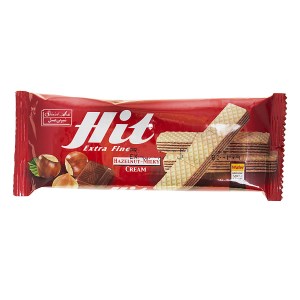 ویفر با کرم کاکائو شیرین عسل هیت 25گرم 24عددی ویفر با کرم کاکائو شیرین عسل هیت 25گرم 24عددی