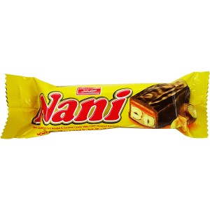 نانی کارامل با مغز فندق و روکش شکلات شیرین عسل 40 گرم