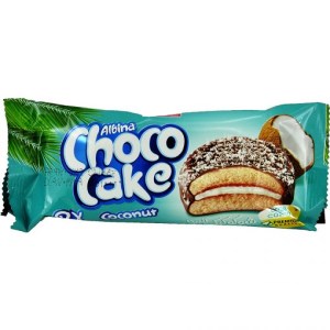 شوکو کیک دو قلو نارگیلی شیرین عسل البینا 36ع