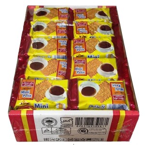 بیسکویت پتی بور شیری مینی وانیلی شیرین عسل 13 گرم