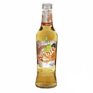 نوشیدنی گازدار شیشه انگور با هلو ساندیس