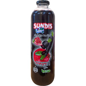 ساندیس شیشه انار و هویج سیاه 1 لیتری