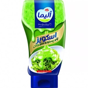 پنیر پستو و سبزیجات اسکویز الیما 400 گرم