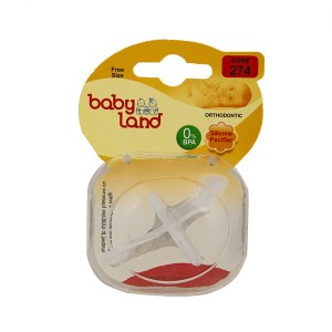 پستانک تمام سیلیکون ارتودنسی free size بی بی لندکد 274