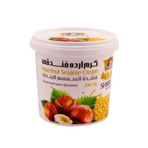 کرم ارده فندق شیررضا 200گرم