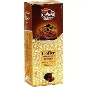 بستنی پاکتی کاله 1لیتر قهوه با کیک براونی 500 گرم
