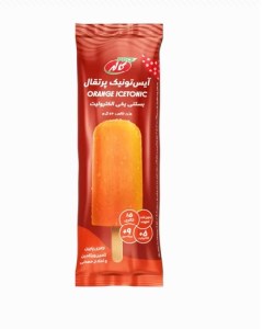 بستنی یخی پرتقالی بدون شکر اژیل کاله 63 گرم