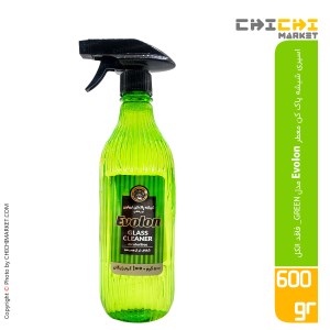 شیشه پاک کن غیر الکلی سبز ایولون 500 میل
