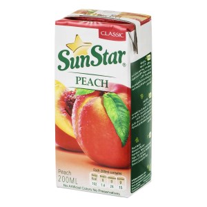 ابمیوه سان استار 200هلو 36ع