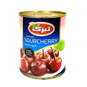 کمپوت البالو تبرک قوطی 380 گرم