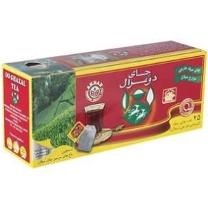 چای کیسه ای ساده دوغزال 25 عددی