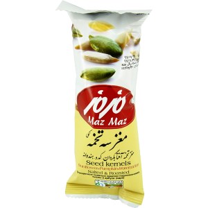 مغز سه تخمه مزمزنمکی 30 گرم 40 عددی