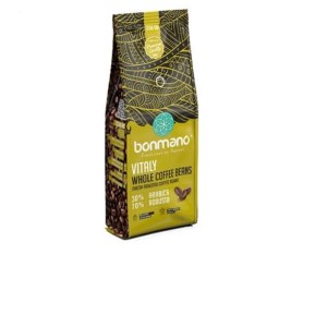دانه قهوه ترکیبی بن مانو ویتالی 30% عربیکا + 70% روبوستا 250 گرم