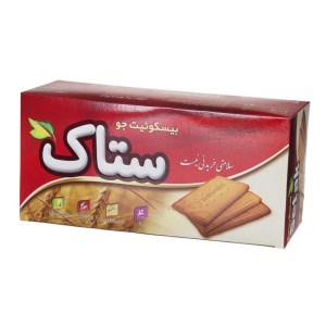 بیسکویت جو ستاک با عصاره توت ساده 200گرم