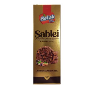 بیسکویت ستاک چندغله کاکائویی بامغز 280گرمی