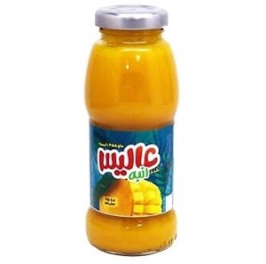 ابمیوه طبیعی انبه عالیس شیشه 200 میل