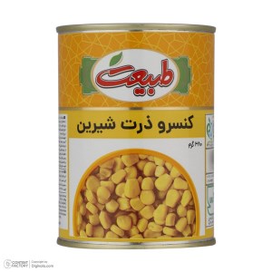 کنسرو ذرت طبیعت 380 گرم(*) 12عددی