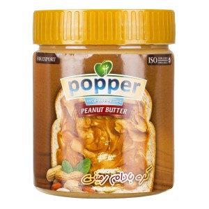 کره بادام زمینی کرمی پوپر345 گرم
