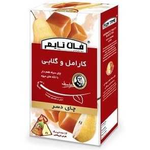 چای کارامل و گلابی فان تایم 12عددی (چای دسر)