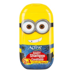 شامپو بچه اکتیو 280گرم 1*2 زرد(مینیون)