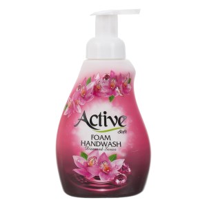 فوم دستشویی دیاموند اکتیو 500گرمی صورتی