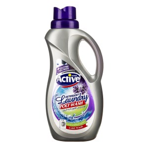 مایع لباسشویی پلی واش اکتیو 1500 گرم بنفش