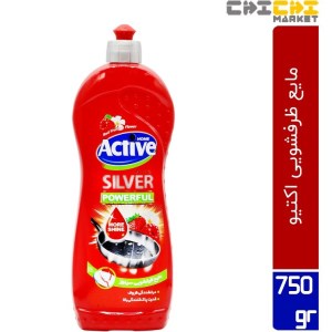 مایع ظرفشویی حاوی گلیسرین قرمز اکتیو 750 گرم