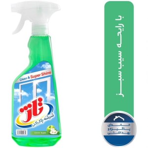 مایع شیشه پاک کن ضد بخار رایحه سیب تاژ 500 گرم