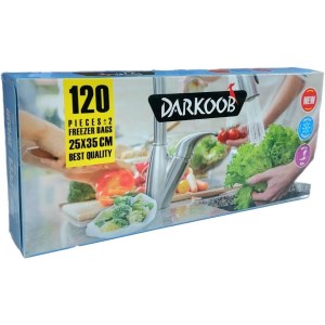 کیسه فریزر اسان مصرف 120 عددی دارکوب