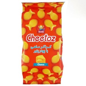 کراکر ماهی چی توز پنیری کوچک 50 گرم