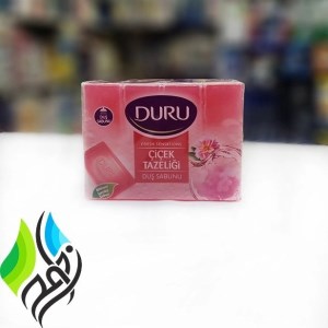 صابون حمام 4 عددی شفاف گل دورو 600 گرم