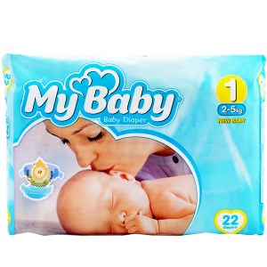 پوشک مای بیبی سایز1نرمال 22عددی