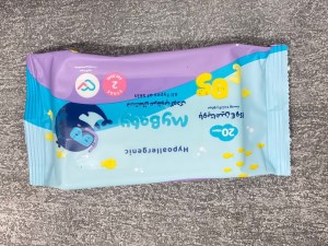 دستمال مرطوب کودک مای بیبی 20 عددی حاوی ویتامین E,B5