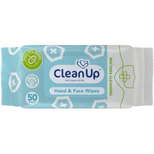 دستمال مرطوب انتی باکتری کلین اپ 50 برگی