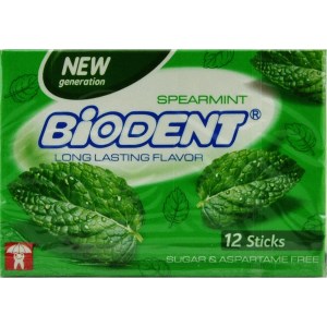 ادامس بایودنت باطعم نعنا 12عددی