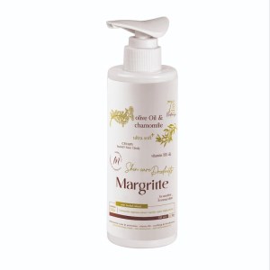 کرم مرطوب کننده و ابرسان پمپی مارگریت حاوی روغن زیتون و بابونه 250 میل