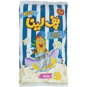 پاپ کرن بدون پوسته پنیری لینا 55گرم 24 عددی