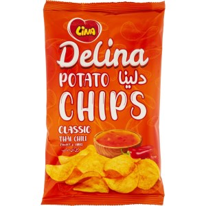 چیپس کلاسیک چیلی تای لینا 57 گرم 32 عددی