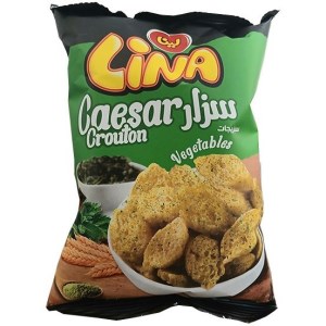 کروتون سزار سبزیجات لینا 50 گرم